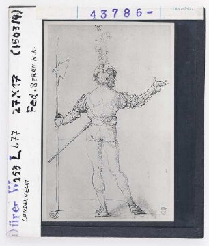 Albrecht Dürer: Landsknecht. Berlin