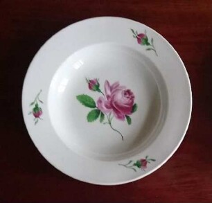 Suppenteller Rose 1