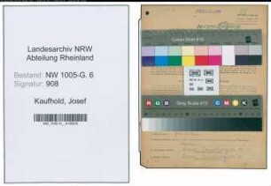 Entnazifizierung Josef Kaufhold , geb. 22.12.1905 (Angestellter)
