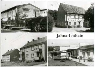 Jahna-Löthain. verschiedene Ortsansichten