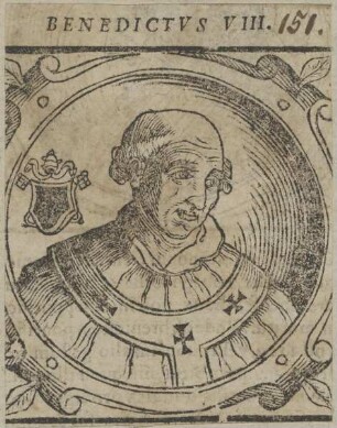 Bildnis von Papst Benedictvs VIII.