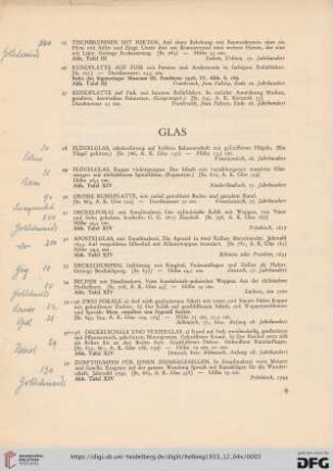 Glas (Nr. 28-39)