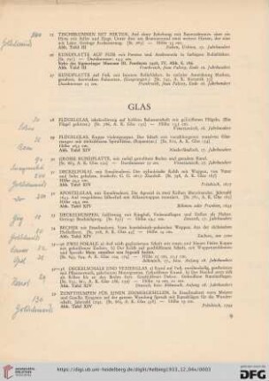 Glas (Nr. 28-39)