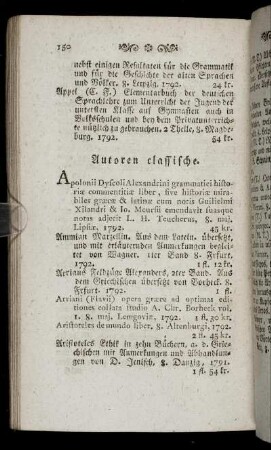 Autoren classische.