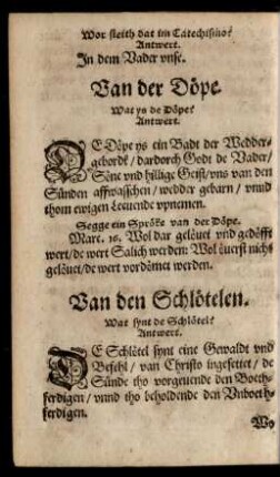 Van der Döpe.