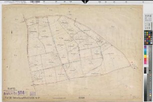 Walstedde (Drensteinfurt), Flurbereinigung Walstedde, Bl. 10 Zuteilungskarte Walstedde Flur 28