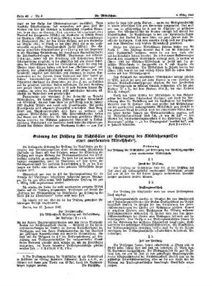 Ordnung der Prüfung für Nichtschüler zur Erlangung des Abschlußzeugnisses einer anerkannten Mittelschule
