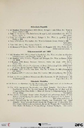 Helvetische Republik (Nr. 1-6)