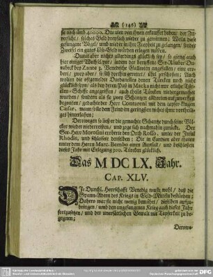 Das MDCLX. Jahr