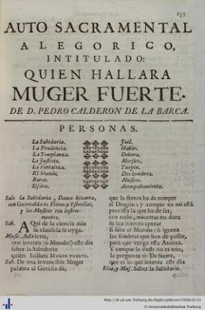 Quien hallarà Muger fuerte.
