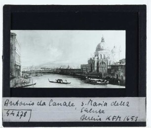 Canaletto, Santa Maria della Salute in Venedig vom Canal Grande aus (Berlin GG 1653)