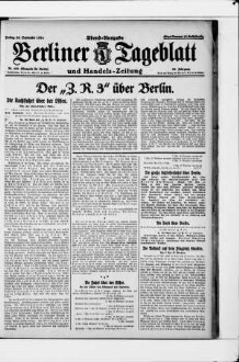 Berliner Tageblatt und Handels-Zeitung, Abend-Ausgabe