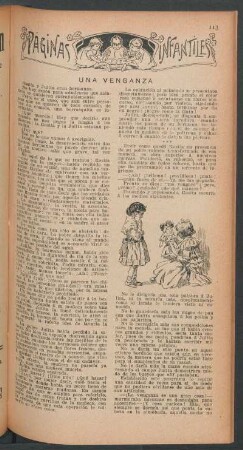 Una venganza : Páginas infantiles