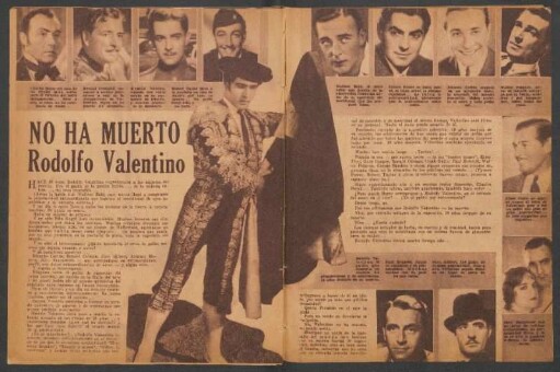 No ha muerto Rodolfo Valentino