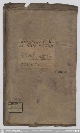Suites - Mus.2392-O-34a : strings, woodwinds, bc - B|b; TWV 55:B 11