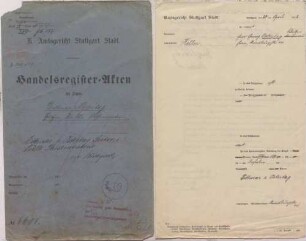 Dittmar & Ostertag GmbH, Stuttgart - Spitzen, Tülle, Passementerie (G 18/137)