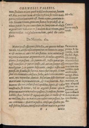 De Materia. 60.