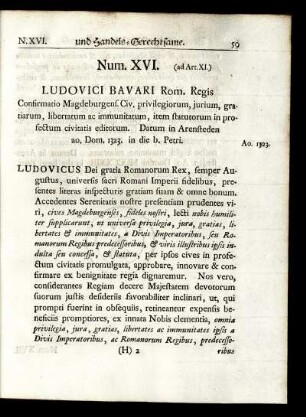 Num XVI. - Num XX.