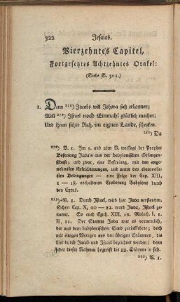 Vierzehntes Capitel, Fortgesetztes Achtzehntes Orakel