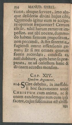 Cap. XIV. Eiusdem Argumenti
