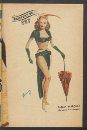 Alicia Márquez (del elenco de El Nacional) - [Dibujo] : Pebetas de PBT