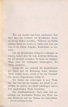 Die Hygiene des Ohres