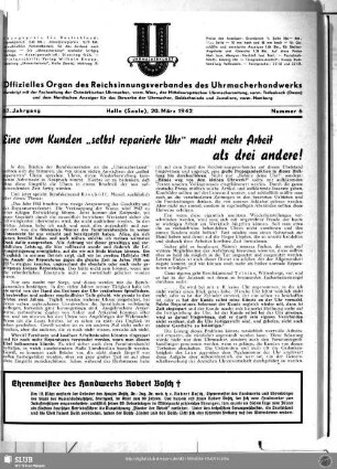 Eine vom Kunden "selbst reparierte Uhr" macht mehr Arbeit als drei andere!