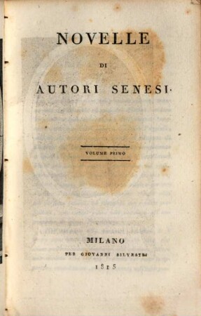 Novelle di autori Senesi, 1
