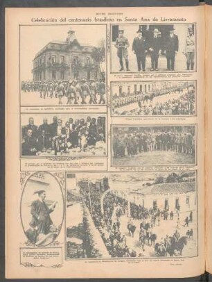 Celebración del centenario brasileño en Santa Ana do Livramento [Fotografías]