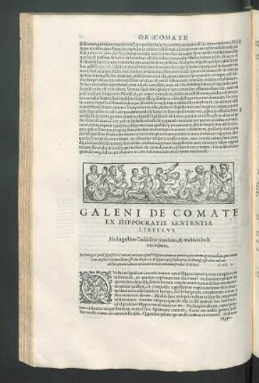 Galeni de comate ex Hippocratis sententia libellus