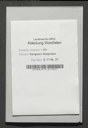 Vermögen der aufgehobenen Zünfte im Distrikt Höxter