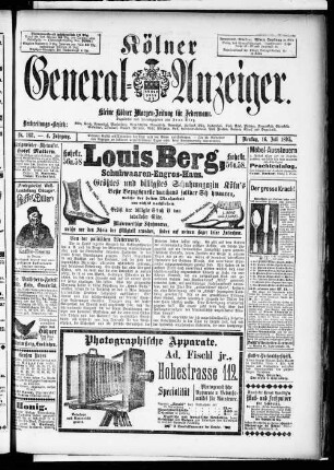 Kölner General-Anzeiger. 1893-1898