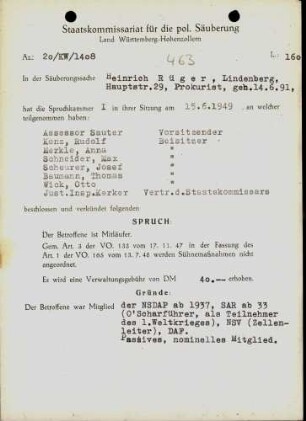 Rüger, Heinrich