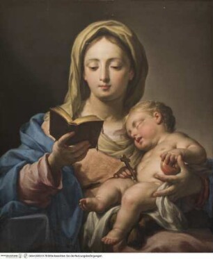 Lesende Madonna mit dem schlafenden Christuskind