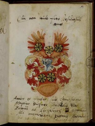 Jodocus ab Ascheberch, Padua 28 Novembris 1574