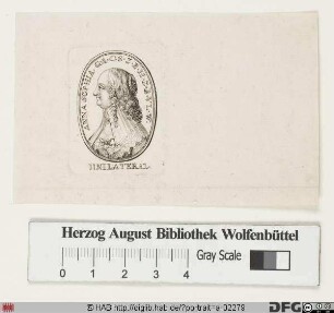 Bildnis Anna Sophia, Herzogin zu Braunschweig-Lüneburg-Wolfenbüttel, geb. Markgräfin von Brandenburg