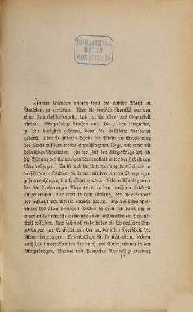 Weltgeschichte, Theil 2. Die römische Republik und ihre Weltherrschaft ; Abth. 2