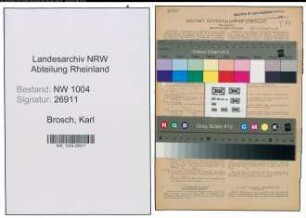 Entnazifizierung Karl Brosch , geb. 20.03.1897 (Staedt.Angestellter)