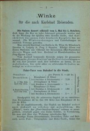 Karlsbad in geschichtlicher, medicinischer und topographischer Beziehung