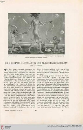 21: Die Frühjahr-Ausstellung der Münchener Sezession