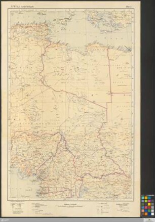 Blatt 2: [Verkehrskarte von Afrika] Band Blatt 2