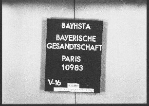 Heeg, J., Dr., in München, Entleihung von griechischen Handschriften aus der Nationalbibliothek in Paris