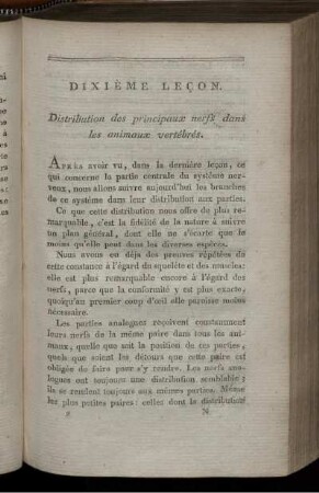 Dixiéme Leçon.