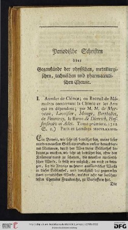 Periodische Schriften