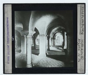 Quedlinburg, Stiftskirche St. Servatius : Innenansicht, Krypta