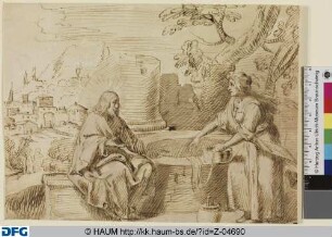 Christus und die Samariterin (?)