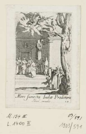Mors funestra Iudæ Proditoris, Blatt 14 der Folge "Martiryum Appostolorum"