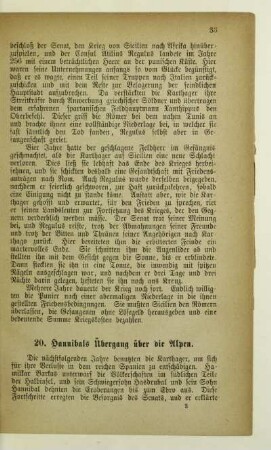 20. Hannibals Übergang über die Alpen