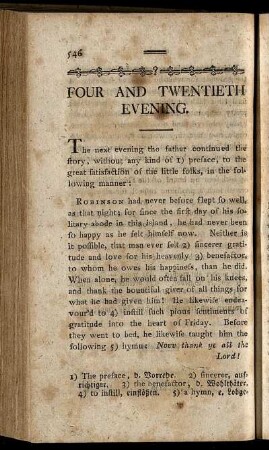 Four And Twentieth Evening.