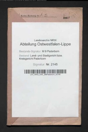Erblasser: Rustemeyer, Anna Maria: